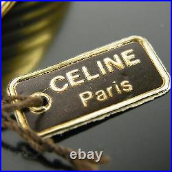 Auth CELINE Vintage Perfume Bottle Chain Necklace Pendant F/S 12127bkac