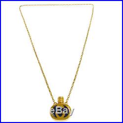 Authentic GUCCI Gold Chain Perfume Bottle Necklace Vintage Accessories AK32861