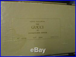 Authentic Vintage Gucci Perfume Bottle Pendant Necklace Mint In Box