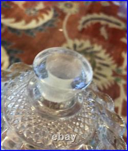 Authentic Vintage Perfume Bottle withDauber -Rare Ice Blue 8.5 x 4.75 1lb, 1oz