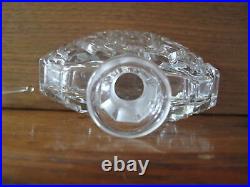 Baccarat Cut Crystal Perfume Bottle with Stopper Signed VINTAGE