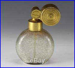 Baccarat Marcel Franck Escale Art Glass Perfume Bottle Atomizer Vintage