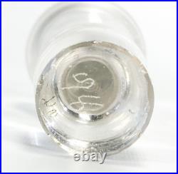 Baccarat Marked Crystal Perfume Bottle Parfum Vintage Hot Air Balloon Topper