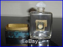 Baccarat Rare Vintage Narcisse Perfume Bottle For Silka, 1923