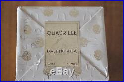 Balenciaga QUADRILLE 2oz FRANCE Perfume Vintage PARFUM SEALED Bottle NEW 4204