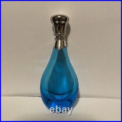 Beautiful Blue Vintage, First Impressions Perfume Bottle With Sleeve, England