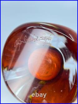 Beautiful Vintage Signed Chip Scarborough 14 Flame Perfume bottle 1990s MCM Beautiful Vintage Signed Chip Scarborough 14 Flame Perfume bottle 1990s MCM