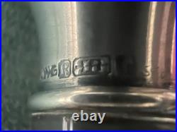 Beautiful Vtg Combo Perfume Bottle Etched Powder Box Sterling Guilloche Stopper Beautiful Vtg Combo Perfume Bottle Etched Powder Box Sterling Guilloche Stopper
