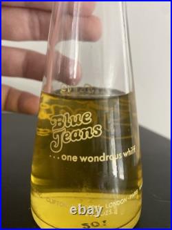 Blue Jeans Cologne Mist Shulton Inc 2 Oz Bottle Vintage Roughly 30% Full RARE Blue Jeans Cologne Mist Shulton Inc 2 Oz Bottle Vintage Roughly 30% Full RARE