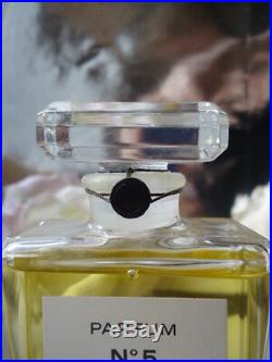CHANEL V Rare No5 50ml Parfum Factice Vintage 1970s Baudruchage Sealed Bottle