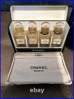 CHANEL Vintage Mini Perfume Bottles 4 Total Includes The Chanel Napkin Inside CHANEL Vintage Mini Perfume Bottles 4 Total Includes The Chanel Napkin Inside