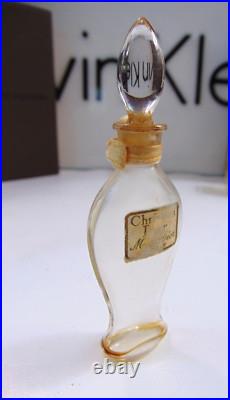 CHRISTIAN DIOR Vintage Antique MISS DIOR Perfume Bottle DAB ON Stopper 1950's