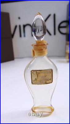 CHRISTIAN DIOR Vintage Antique MISS DIOR Perfume Bottle DAB ON Stopper 1950's