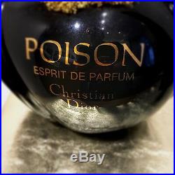 COLLECTIBLE GIANT Dior Poison Parfum 28cm Factice Tassel Display Bottle Vintage