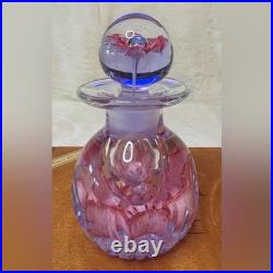 Caithness Lilac Time Glass Perfume Bottle Handblown in Scotland Vintage 1980's Caithness Lilac Time Glass Perfume Bottle Handblown in Scotland Vintage 1980's