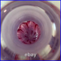 Caithness Lilac Time Glass Perfume Bottle Handblown in Scotland Vintage 1980's