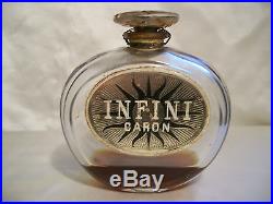 Caron Infini Baccarat Flacon Parfum Scelle 1912 Sealed Vintage Perfume Bottle