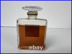 Chanel No 5 Paris Perfume Very Vintage Bottle No Volume Printed RARE