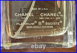 Chanel Platinum Égoïste Vintage 100ml. Open Box/Check Fill Level. Spray Bottle
