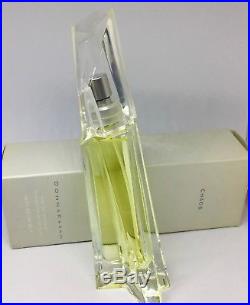 Chaos Donna Karan Vintage Spray Perfume Icicle Bottle 1.0oz with box plus BONUS