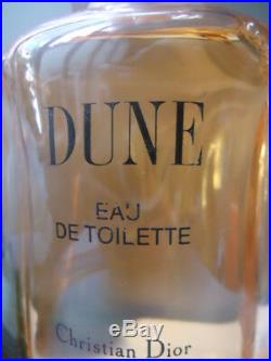 Christian Dior Dune FACTICE Huge Rare Stunning 200ml Splash Bottle Vintage 1991