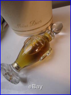 Christian Dior Miss Dior 1/2oz Baccarat Amphora Vintage1950s Sealed Bottle + Box