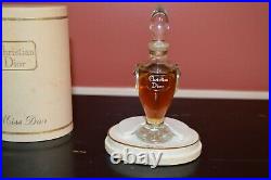 Christian Dior Miss Dior Vintage 1950s 1/2oz Baccarat Amphora Sealed Bottle Box
