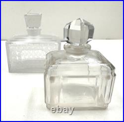 Christian Dior Signed Rare Old Vintage Lot Of 2 Designer Perfume Bottles Empty Christian Dior Signed Rare Old Vintage Lot Of 2 Designer Perfume Bottles Empty