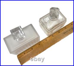 Christian Dior Signed Rare Old Vintage Lot Of 2 Designer Perfume Bottles Empty Christian Dior Signed Rare Old Vintage Lot Of 2 Designer Perfume Bottles Empty