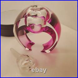 Collectible Vintage Perfume SO BEAUTIFUL Art Glass Perfume Bottle Horseshoe