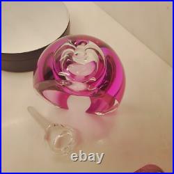 Collectible Vintage Perfume SO BEAUTIFUL Art Glass Perfume Bottle Horseshoe
