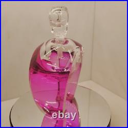 Collectible Vintage Perfume SO BEAUTIFUL Art Glass Perfume Bottle Horseshoe