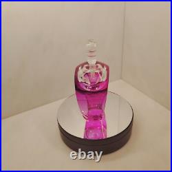 Collectible Vintage Perfume SO BEAUTIFUL Art Glass Perfume Bottle Horseshoe