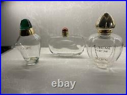 Collection of Rare Vintage Perfume Bottles for Display Only