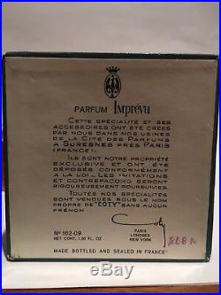 Coty Imprevu Perfume 1 oz / 30 ml In Box Vintage Formula Sealed bottle NIB RARE