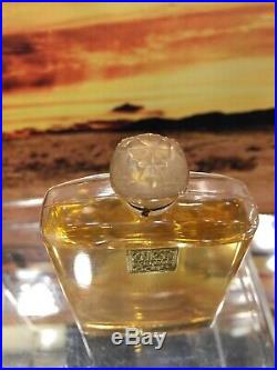 Coty Vintage Perfume Bottle Lilas Pourpre. 1914 Sealed And Boxed, In Lalique
