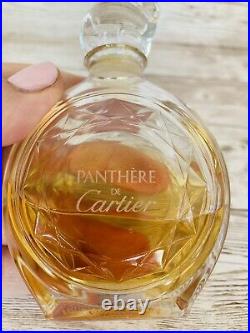 Crystal Panthere de Cartier Perfume Ltd. Edition 50 ML 1.6 OZ Used Rare Vintage