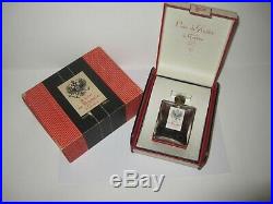 Cuir De Russie De Figene Grasse Vintage Sealed Parfum / Antique Perfume Bottle