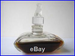 D'Orsay Toujours Fidele Parfum Perfume Baccarat Bottle with Dog Stopper Vintage