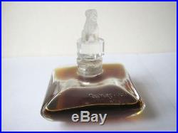 D'Orsay Toujours Fidele Parfum Perfume Baccarat Bottle with Dog Stopper Vintage