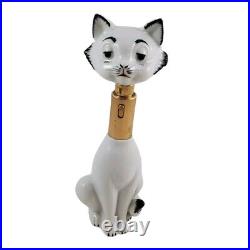 DeBliss Cat Perfume Bottle Atomizer Figural Spray Ceramic Vintage MCM Rare