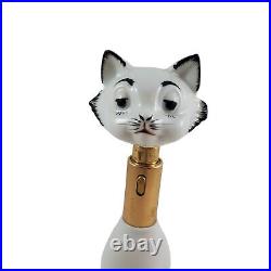 DeBliss Cat Perfume Bottle Atomizer Figural Spray Ceramic Vintage MCM Rare