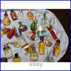 Designer Vintage Miniature Perfume Bottle Lot 60+ PC Armani Dior Givenchy Mixed