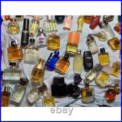 Designer Vintage Miniature Perfume Bottle Lot 60+ PC Armani Dior Givenchy Mixed Designer Vintage Miniature Perfume Bottle Lot 60+ PC Armani Dior Givenchy Mixed