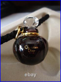 Dior Esprit de Poison Rare Vintage 1980s 5ml Bottle Pendant Necklace New in Box