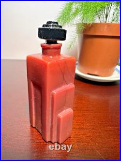 Duska Cristalleries de Nancy 1928 Art Deco Perfume Bottle Flacon France VTG Duska Cristalleries de Nancy 1928 Art Deco Perfume Bottle Flacon France VTG