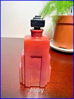 Duska Cristalleries de Nancy 1928 Art Deco Perfume Bottle Flacon France VTG Duska Cristalleries de Nancy 1928 Art Deco Perfume Bottle Flacon France VTG