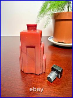 Duska Cristalleries de Nancy 1928 Art Deco Perfume Bottle Flacon France VTG Duska Cristalleries de Nancy 1928 Art Deco Perfume Bottle Flacon France VTG
