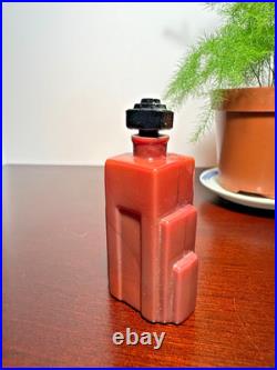 Duska Cristalleries de Nancy 1928 Art Deco Perfume Bottle Flacon France VTG Duska Cristalleries de Nancy 1928 Art Deco Perfume Bottle Flacon France VTG