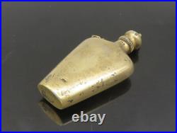 EAST EUROPEAN 925 Silver Vintage Floral Etched Perfume Bottle (OPENS) TR3236